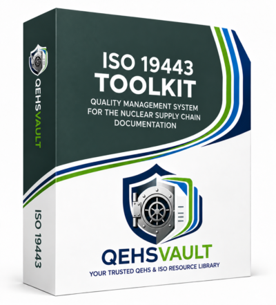 ISO 19443 Nuclear Quality Management System Toolkit