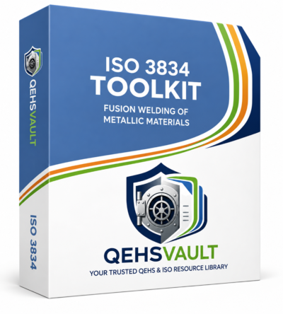 ISO 3834 Welding Quality Management System Toolkit