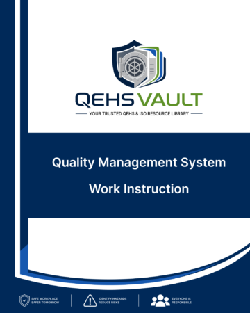 Training Needs Analysis Work Instruction